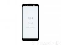 Защитное стекло для Samsung Galaxy A8 Plus (A730F), черное (Vixion)